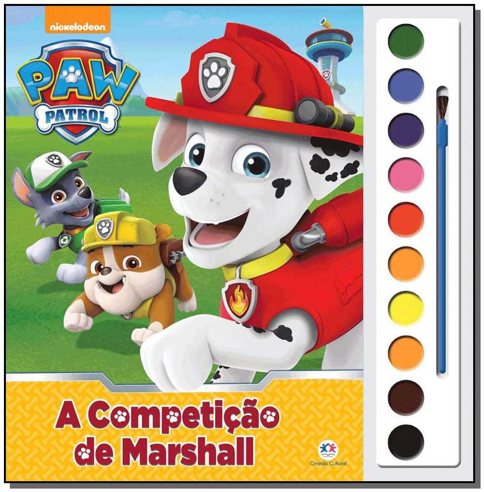 Aquarela - Paw Patrol - A Competição de Marshall