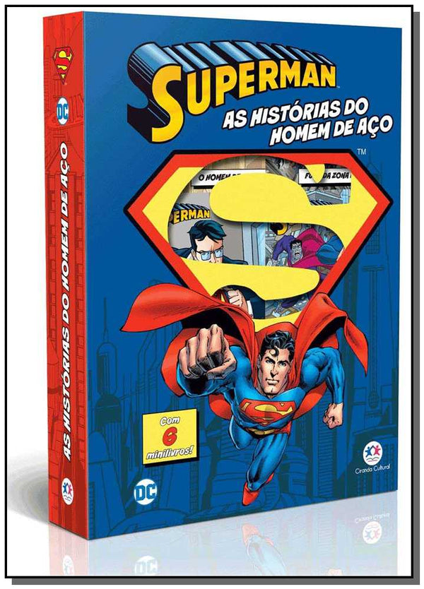 Capa do livro Superman - As Histórias do Homem de Aço, de Editora Ciranda Cultural