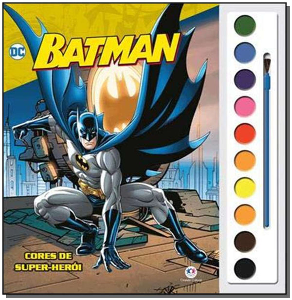 Capa do livro Dc Batman - Cores de Super-Herói, de Editora Ciranda Cultural