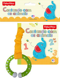 Capa do livro Fisher Price - Contando com os Animais, de Editora Ciranda Cultural