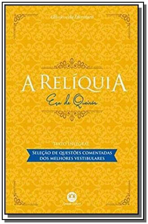 Capa do livro Relíquia, a, de Eca de Queiroz