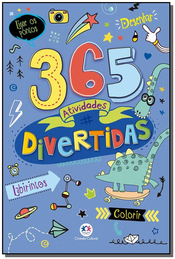 Capa do livro 365 Atividades Divertidas, de Editora Ciranda Cultural