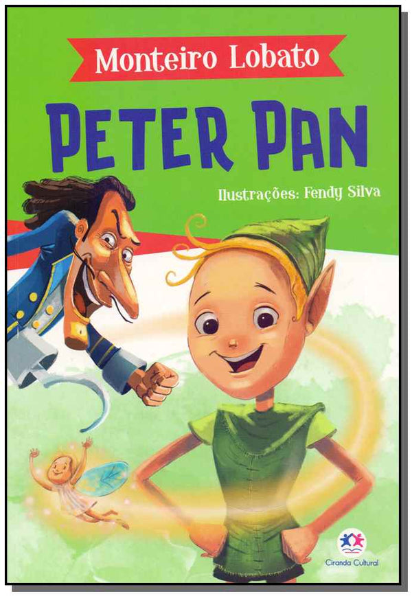 Capa do livro Peter Pan, de Monteiro Lobato