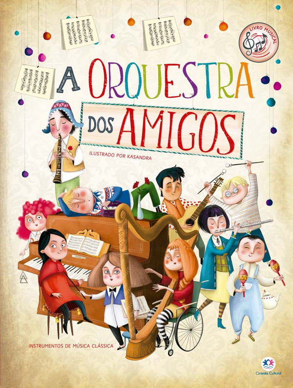 Capa do livro A Orquestra dos Amigos, de Eliseo Garcia