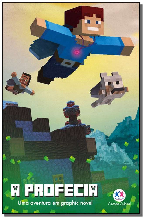 Capa do livro Minecrafit - A Profecia - Livro 3, de Cara J. Stevens