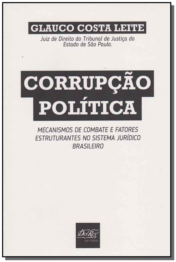 Capa do livro Corrupção Política, de Glauco Costa Leite