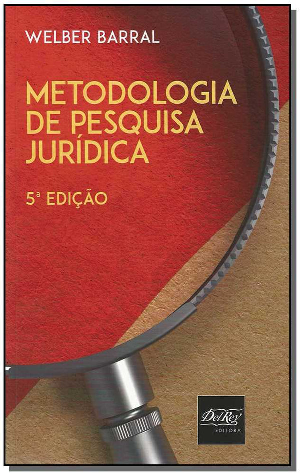 Capa do livro Metodologia de Pesquisa Jurídica, de Welber Barral