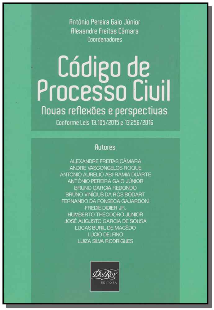 Codigo de Processo Civil - 01ed/16 - (Del Rey)