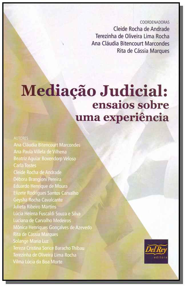 Mediação Judical - Ensaios sobre uma Experiência - 01ed/19