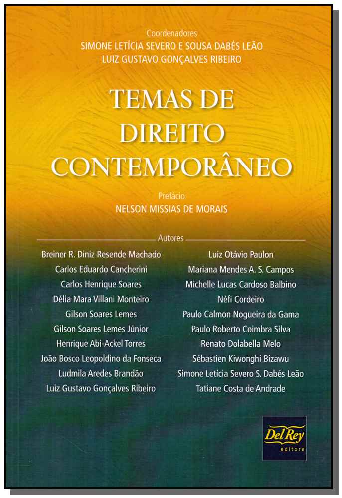 Temas de Direito Contemporâneo - 01ed/20
