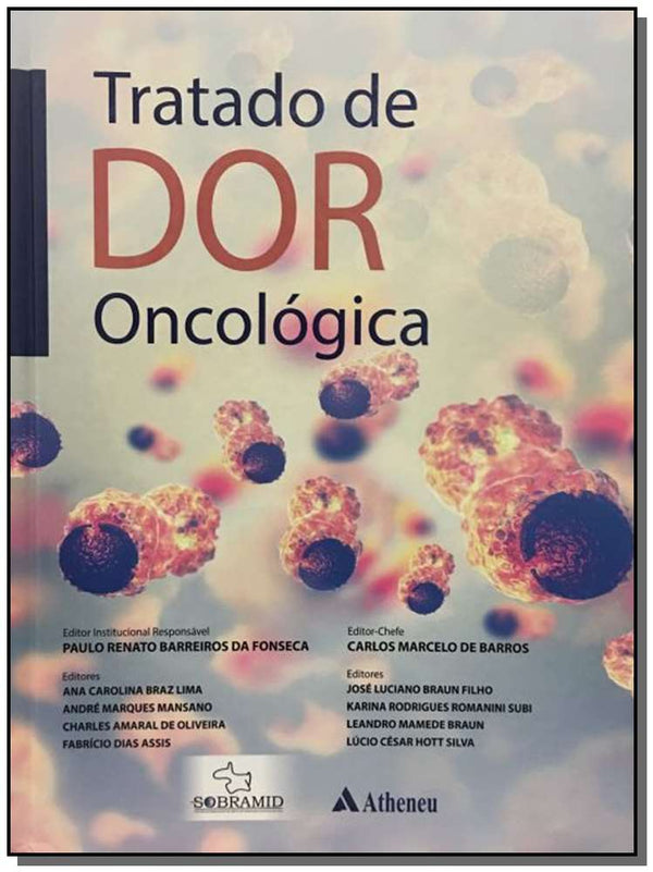 Capa do livro Tratado de Dor Oncológica, de Paulo Renato Barreiros da Fonseca