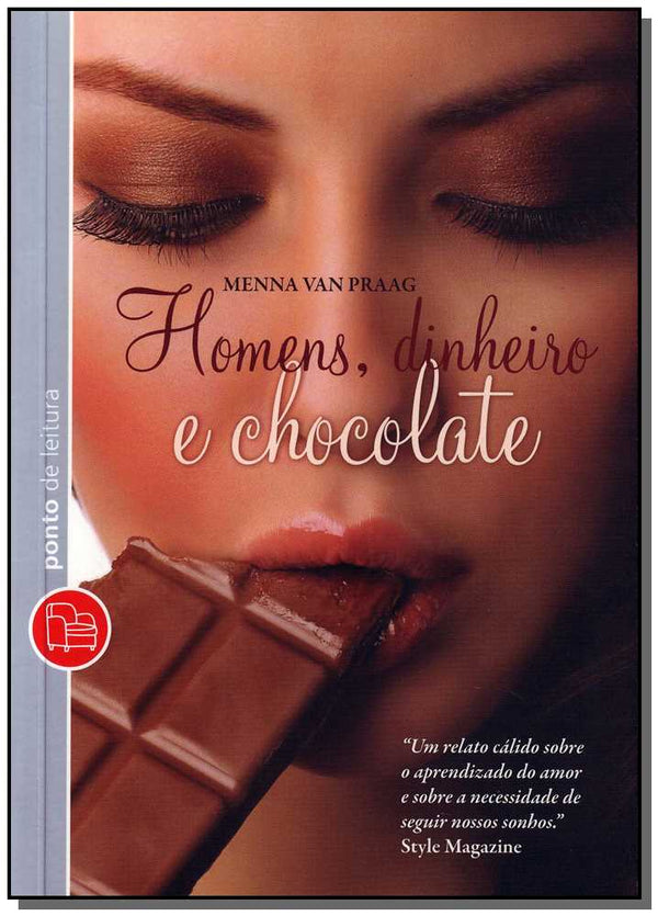 Capa do livro Homens, Dinheiro e Chocolate - Ponto de Leitura, de Menna Van Praag