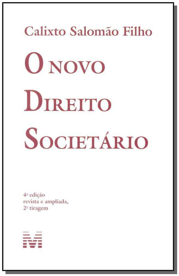 Capa do livro Novo Direito Societário, o - 04 Ed. - 2011, de Calixto Salomao Filho