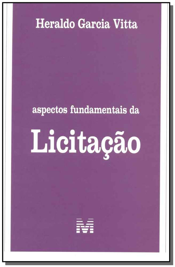 Capa do livro Aspectos Fundamentais da Licitação, de Heraldo Garcia Vitta