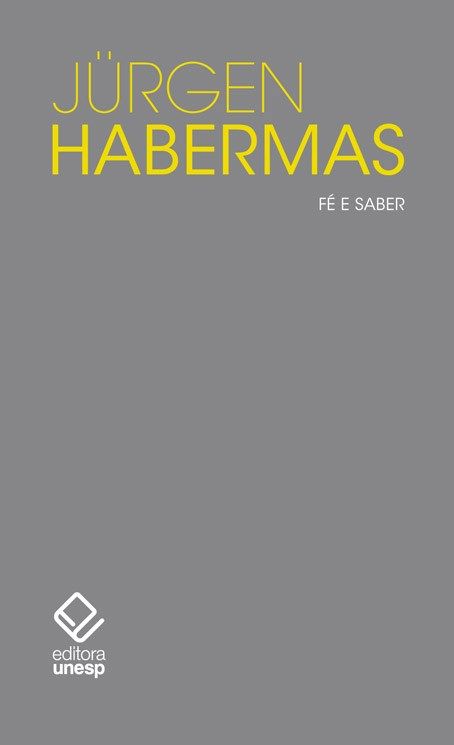 Capa do livro Fé e Saber, de Jurgen Habermas