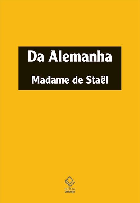 Capa do livro Da Alemanha, de Madame de Stael