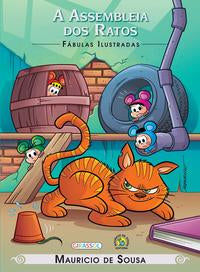 Capa do livro Turma da Mônica - Fábulas Ilustradas - A Assembleia dos Ratos, de Mauricio de Sousa