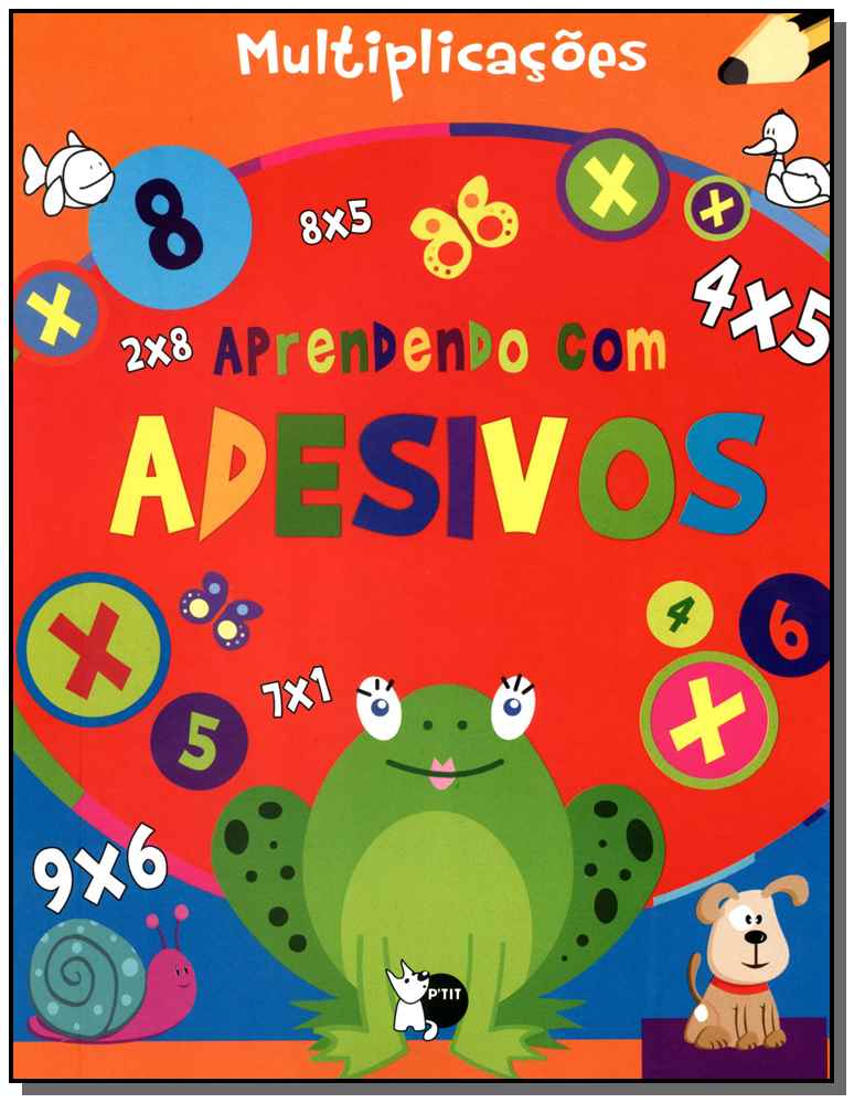 Aprendendo com Adesivos - Multiplicações