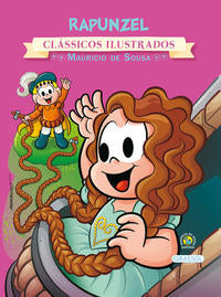 Capa do livro Turma da Mônica - Clássicos Ilustrados - Rapunzel, de Editora Girassol