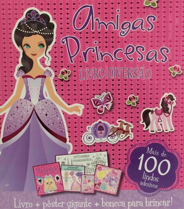 Livro Diversão: Amigas Princesas