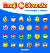 Capa do livro Emoji Diversão - Azul - Vol. 02, de Caramel