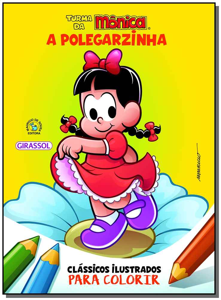 Turma da Monica Classicos Ilustrados para Colori01