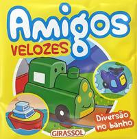 Capa do livro Diversão no Banho - Amigos Velozes, de Equipe Brijbasi