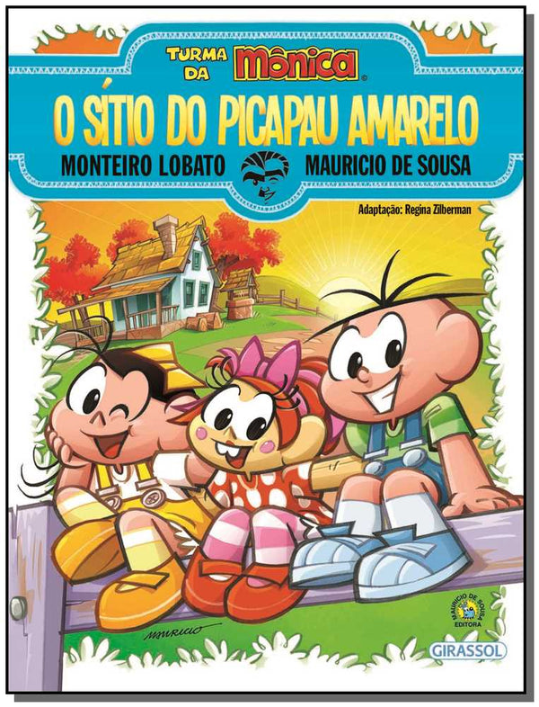 Capa do livro Turma da Mônica e Monteiro Lobato, de Monteiro Lobato