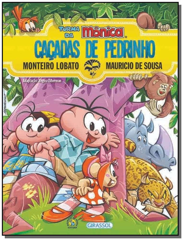 Capa do livro Turma da Mônica e Monteiro Lobato, de Mauricio de Sousa
