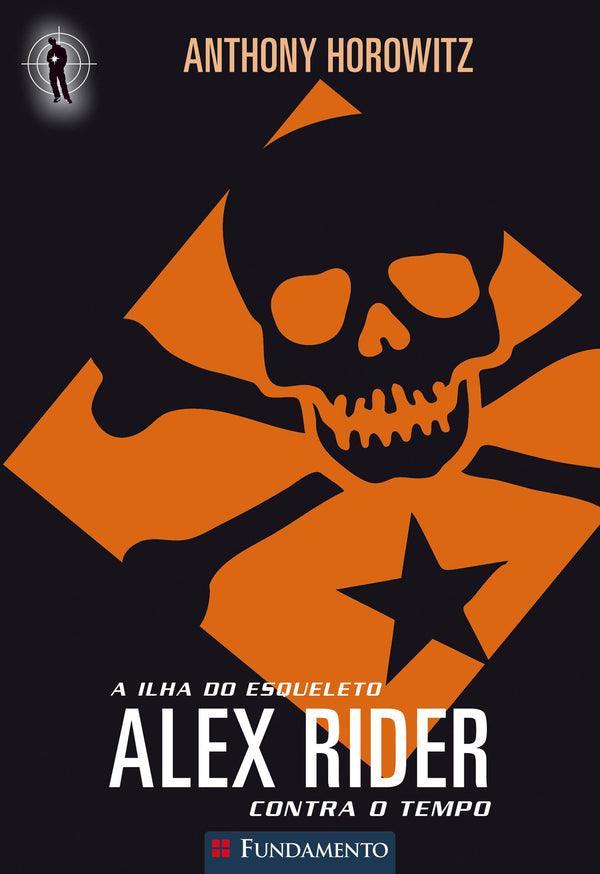 Capa do livro Alex Rider Contra o Tempo 03 - A Ilha do Esqueleto, de Anthony Horowitz