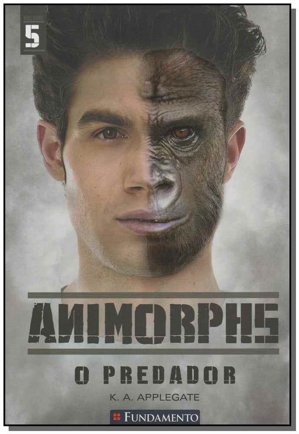 Capa do livro Animorphs 05 - O Predador, de K. A. Applegate