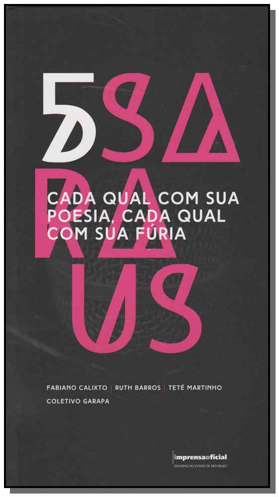 Capa do livro 5 Saraus, de Tete / Calixto, Fabiano Martinho