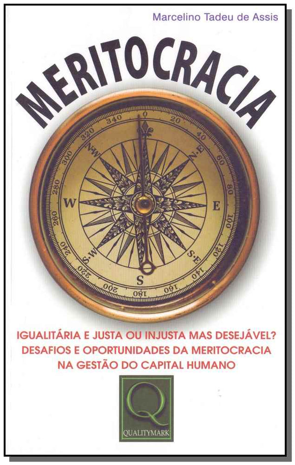 Capa do livro Meritocracia, de Marcelino Tadeu de Assis