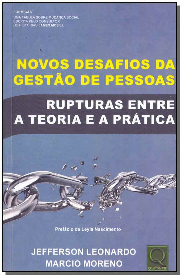 Capa do livro Novos Desafios da Gestão de Pessoas, de Jefferson Leonardo, Marcio Moreno