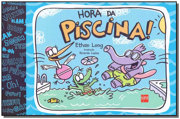 Capa do livro Hora da Piscina, de Ethan Long