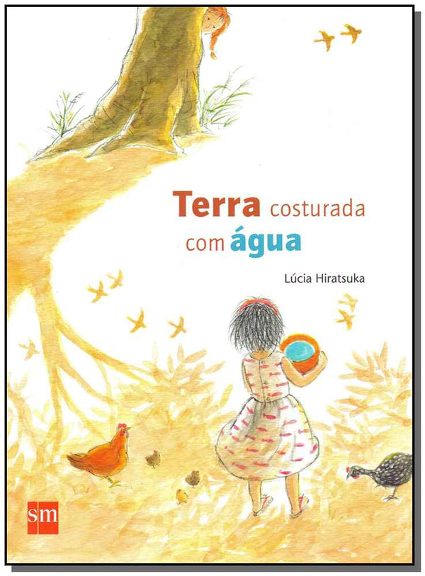Capa do livro Terra Costurada com Água, de Lucia Hiratsuka