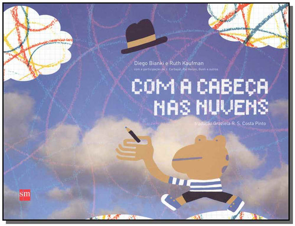 Capa do livro Com a Cabeça nas Nuvens, de Diego Bianki, Ruth Kaufman