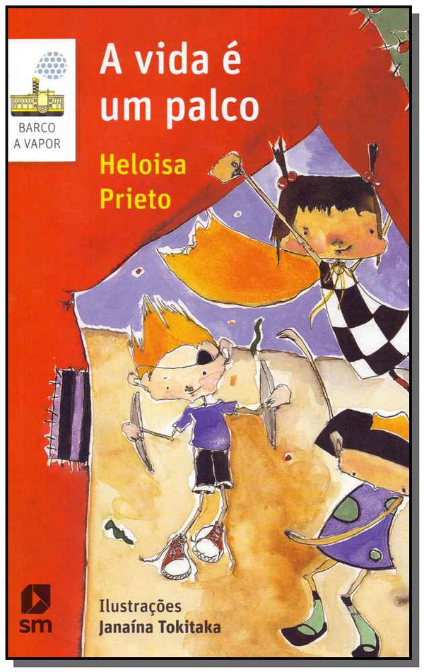 Capa do livro Vida e um Palco, a - 02ed/15, de Heloisa Prieto