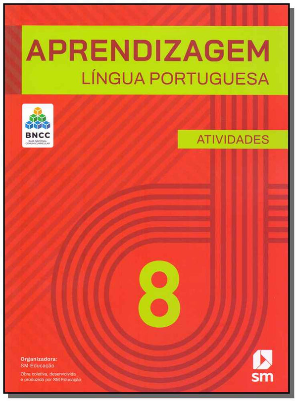 Capa do livro Aprendizagem - Língua Portuguesa - 8º Ano - Atividades - 01ed/19, de Maria Alice Ferreira