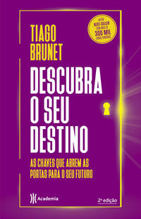 Capa do livro Descubra o Seu Destino, de Tiago Brunet