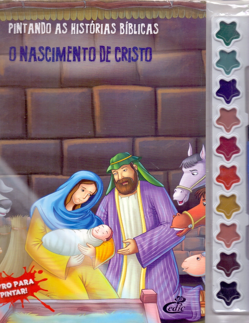 Pintando as Hist.biblicas - O Nascimento de Cristo