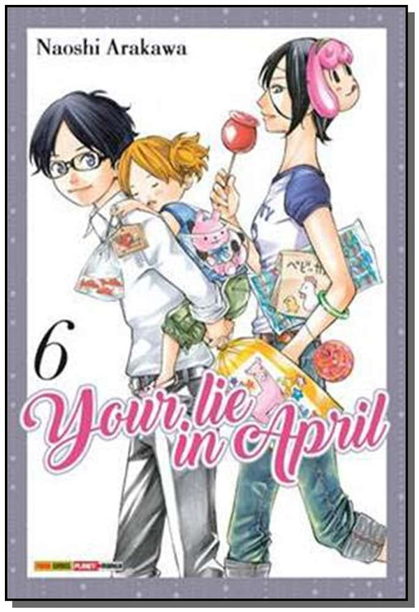 Capa do livro Your Lie In April - Vol. 6, de Naoshi Arakawa