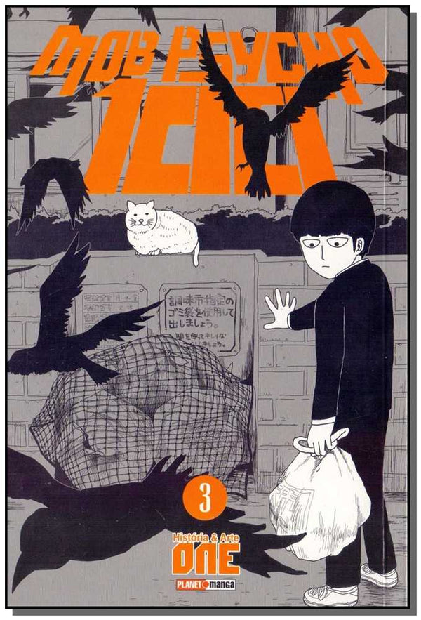 Capa do livro Mob Psycho 100 Vol. 3, de One