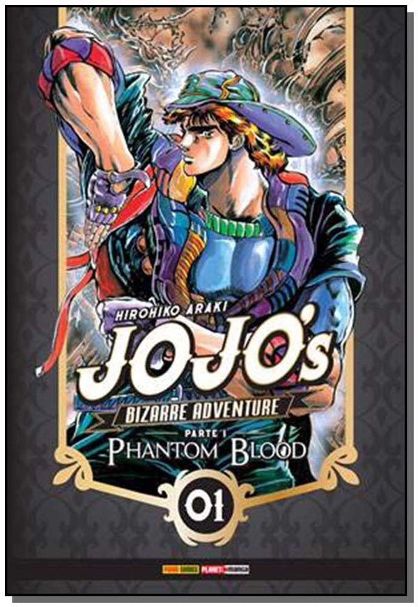 Capa do livro Jojos Bizarre Adventure 1 - Vol.01: Phantom Blood, de Hirohiko Araki