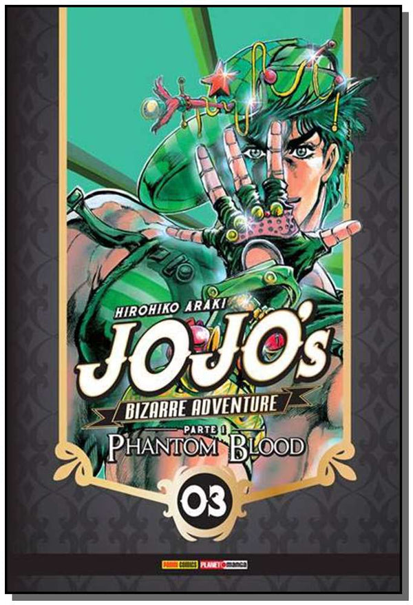Capa do livro Jojos Bizarre Adventure 1 - Vol.03: Phantom Blood, de Hirohiko Araki