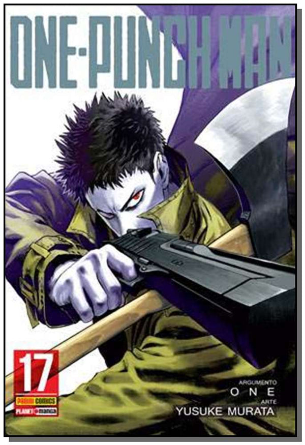Capa do livro One-Punch Man - Vol. 17, de Yusuke One e Murata