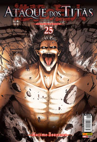 Capa do livro Ataque dos Titãns - Vol. 25, de Isayama; Suzukaze; Shiki; Shibamoto