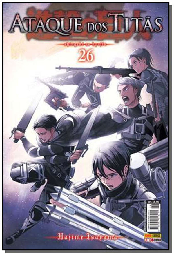 Capa do livro Ataque dos Titãs - Vol. 26, de Isayama Hajime