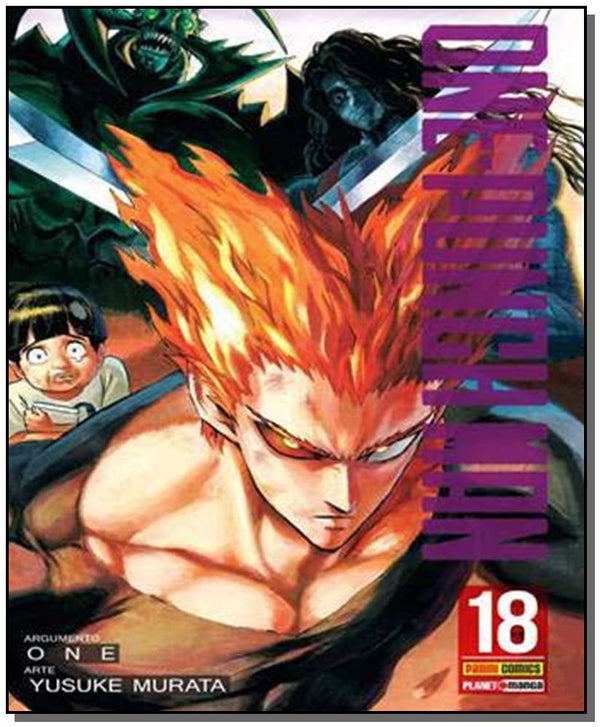 Capa do livro One-Punch Man - Vol. 18, de Yusuke / One Murata