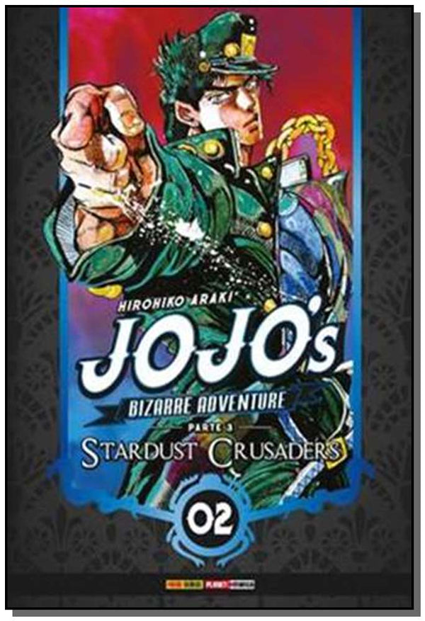 Capa do livro Jojos Bizarre Adventure 3 - Vol. 02: Stardust, de Hirohiko Araki